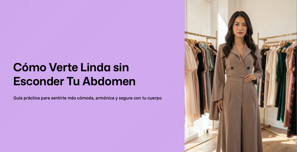 Ebook "Como vestirte linda sin esconder tu abdomen"